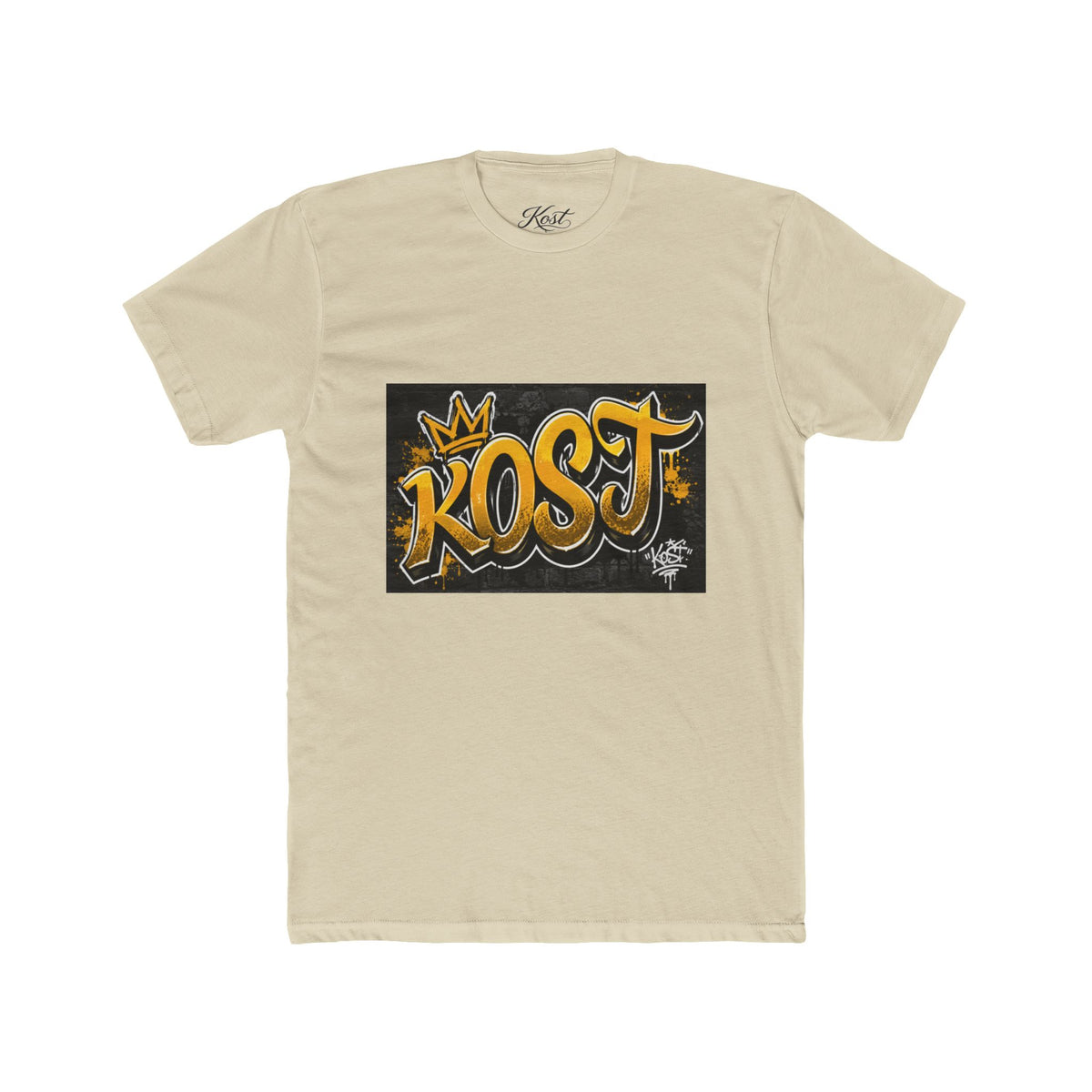 KOST Graffiti Logo Tee — Streetwear Urban Crown Graphic T-Shirt