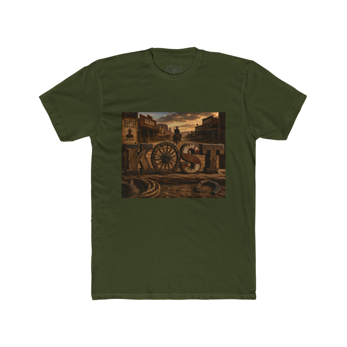 Vintage Industrial Steampunk Cityscape Graphic T-Shirt