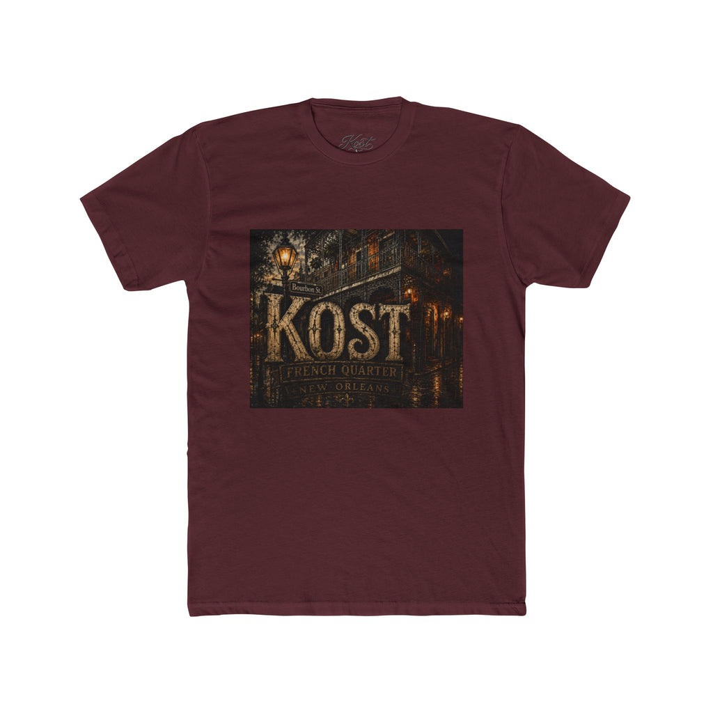 KOST Vintage Street Sign Tee — Rustic Urban Logo T-Shirt
