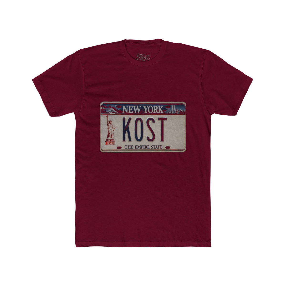 KOST Vintage NY License Plate T-Shirt