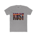 KOST Sunset Graphic Tee — Bold City Name Lettering T-Shirt