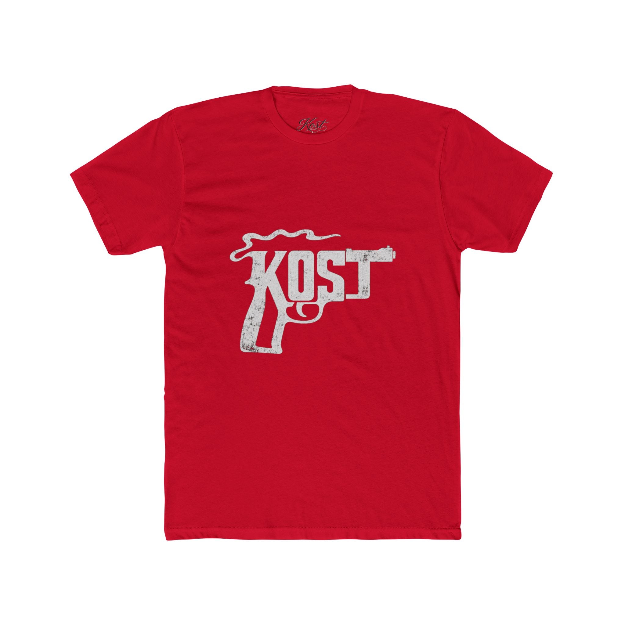 Kost Revolver Graphic Tee — Vintage Gun Logo T-Shirt