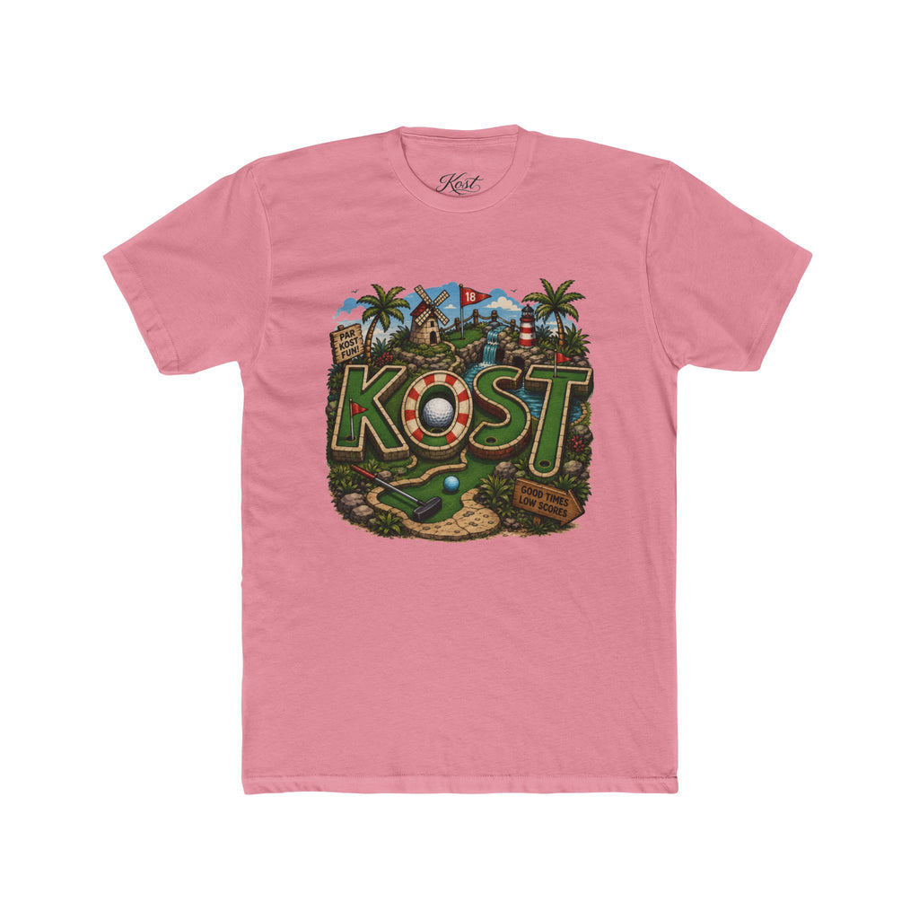 KOST Golf Course Graphic Tee — Vintage Island Mini Golf Design