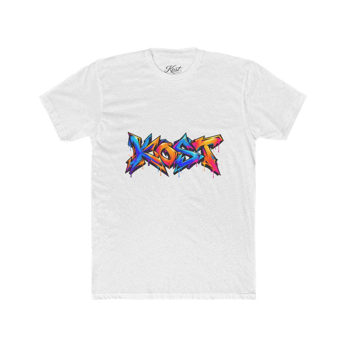 Graffiti 'Kost' Crew Tee — Colorful Street Art Graphic T-Shirt