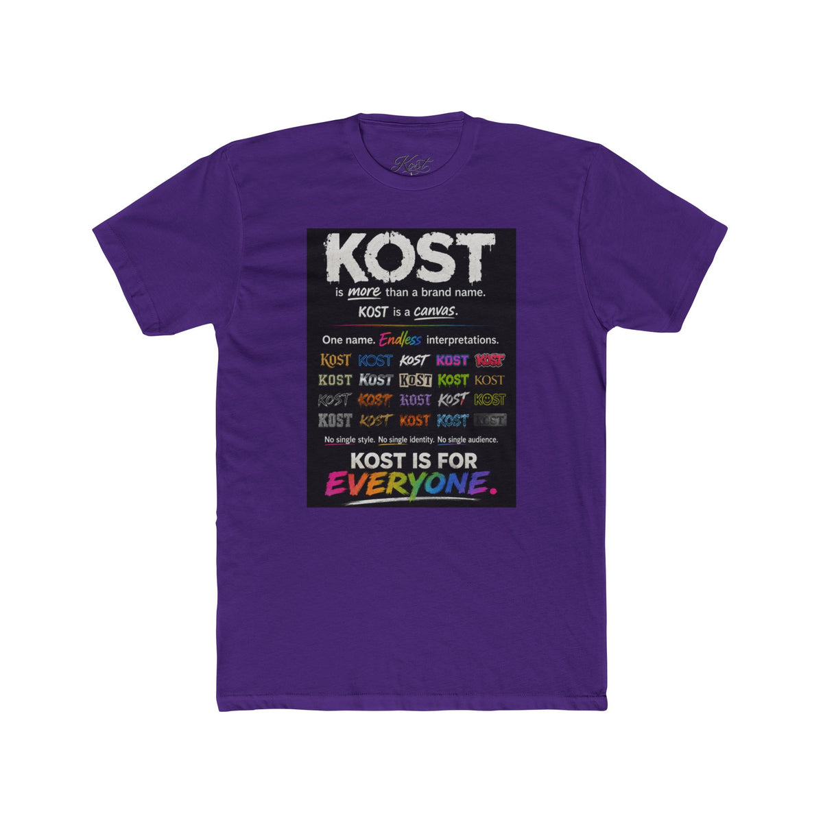 Unisex Cotton Crew Tee