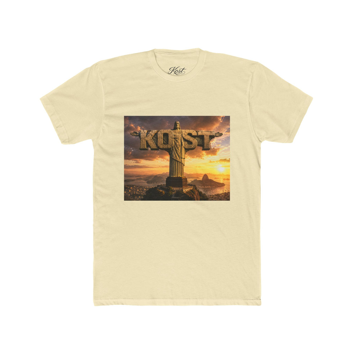 Christ the Redeemer Sunset T-Shirt – KOST Scripture Graphic Tee