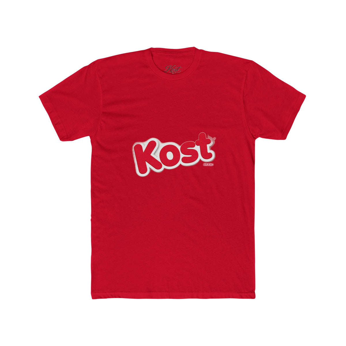 Kost Logo Tee — Retro Red Graphic T-Shirt