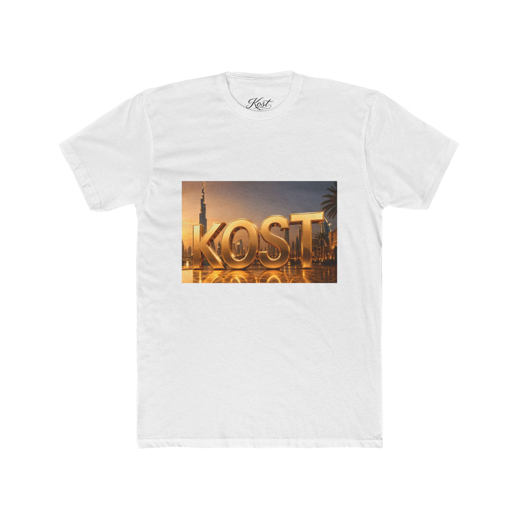 KOST Golden Cityscape Tee — Sunset Skyline Graphic T‑Shirt