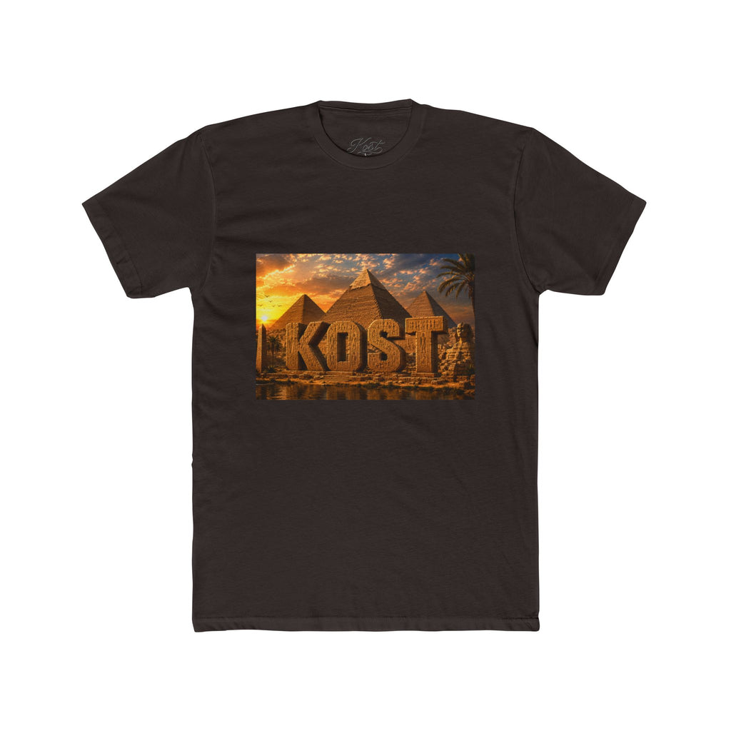 Kost Egyptian Pyramid Graphic Tee — Vintage Sunset Travel T-Shirt