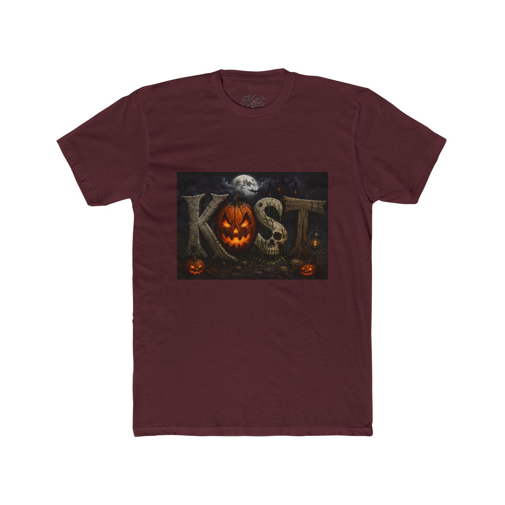 Halloween Pumpkin Skull Tee — KST Jack-O'-Lantern Graphic T-Shirt
