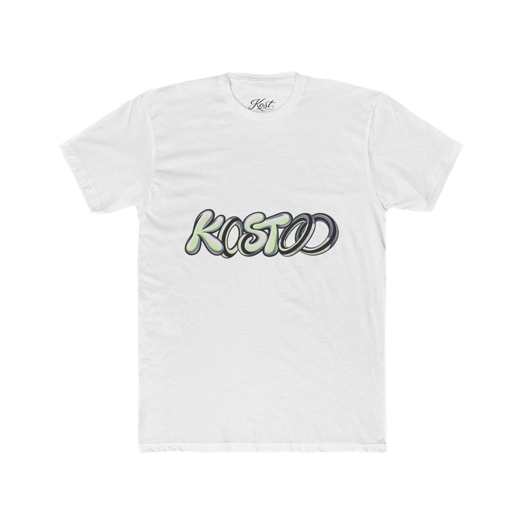 Graphic Tee — 'KOSTOD' Retro Bubble Letter Shirt