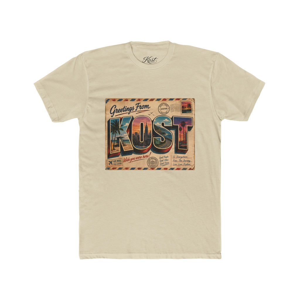 Greetings From KOST Vintage Postcard Tee