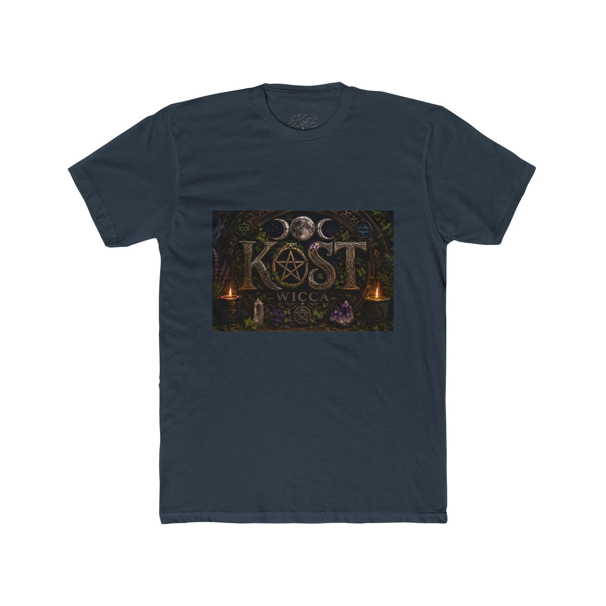 Wiccan KØST Moon Phases Graphic Tee — Pagan Witchcraft T-Shirt