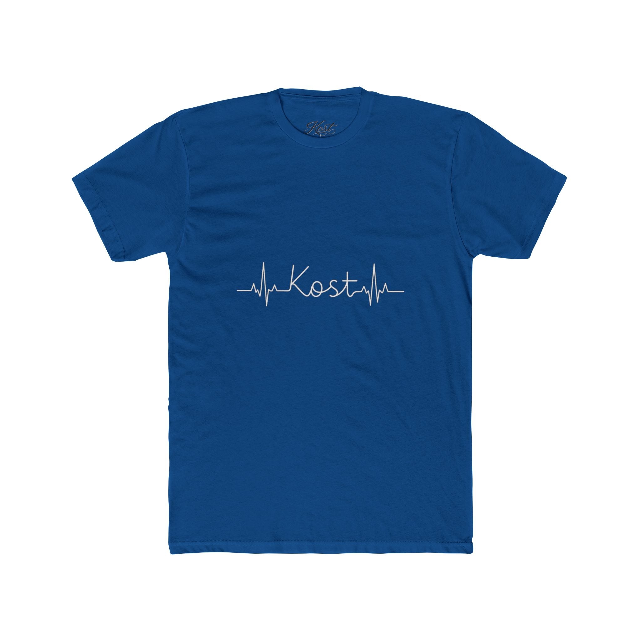 Kosta Heartbeat Tee — Minimal Name ECG Graphic T-Shirt
