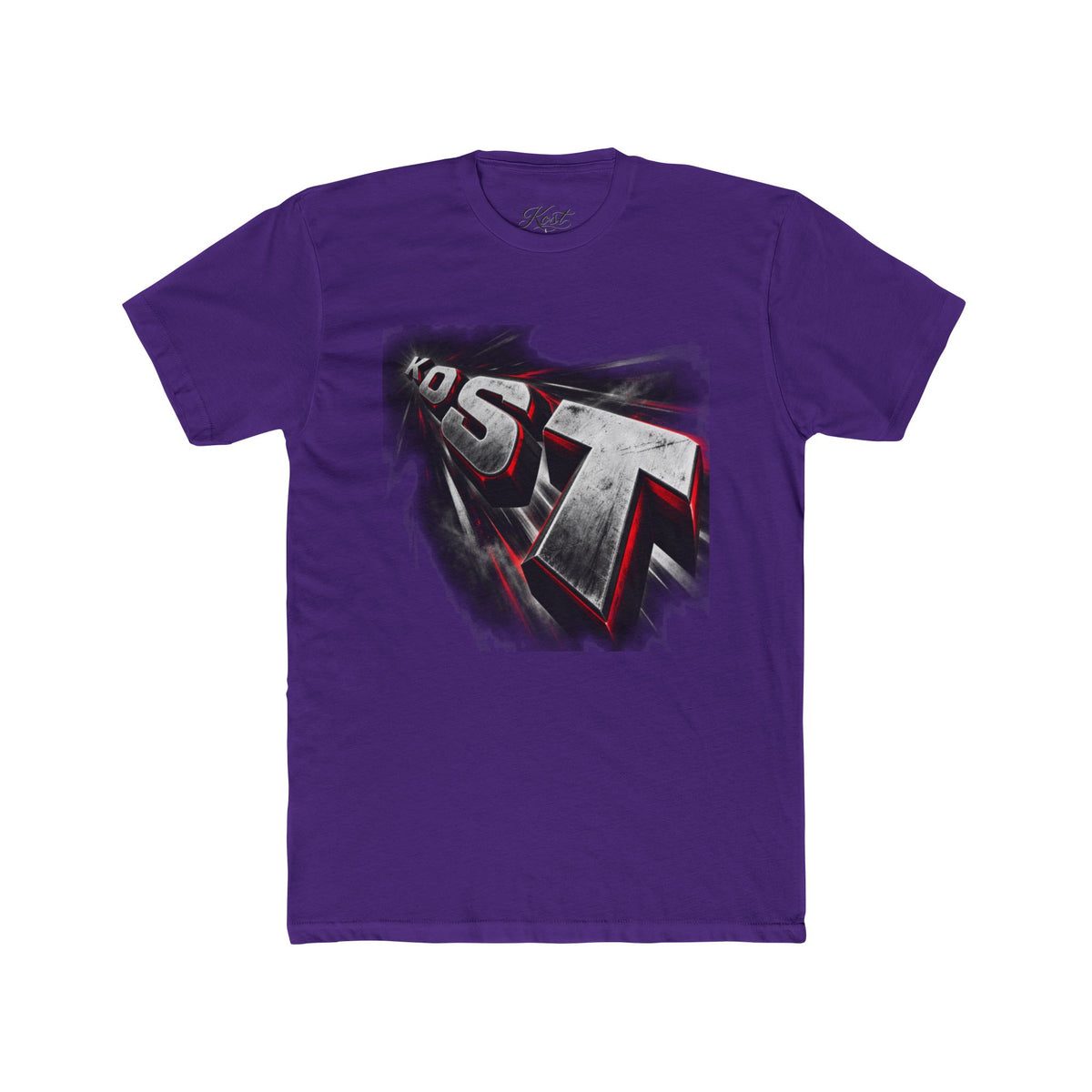 Retro 3D Text Graphic Tee — 'EST' Streetwear Shirt