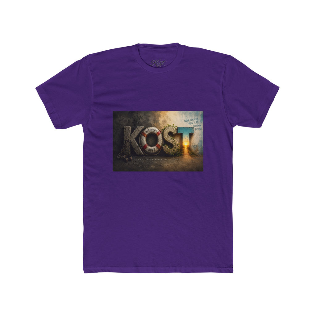 KOST Graphic T-Shirt – Distressed Gothic Rock-Inspired Tee