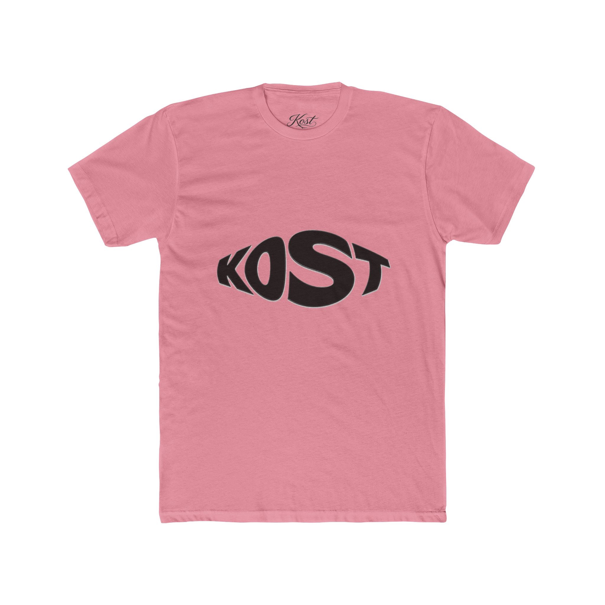 Kost Logo Tee — Minimal Black Graphic Cotton T-Shirt