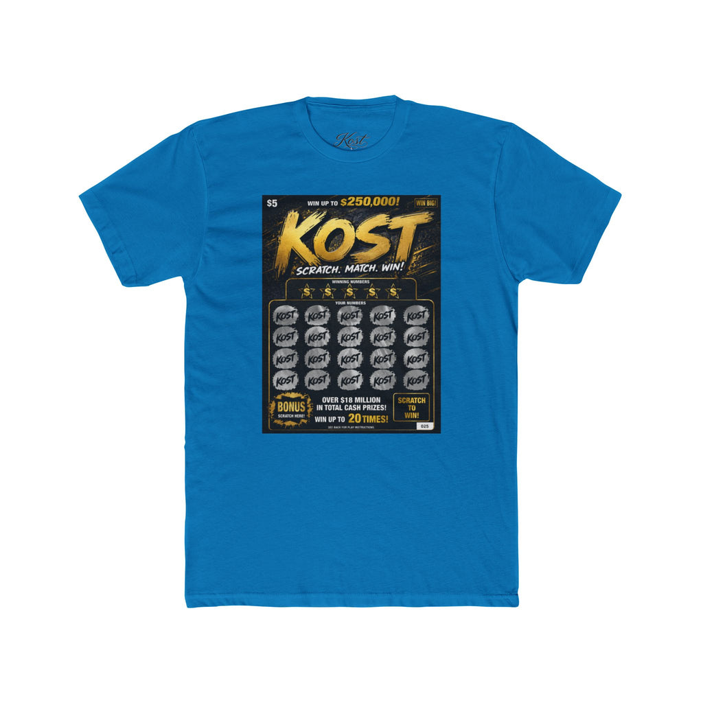 KOST Lottery Scratch-Off Tee — Vintage Game Ticket Graphic T-Shirt