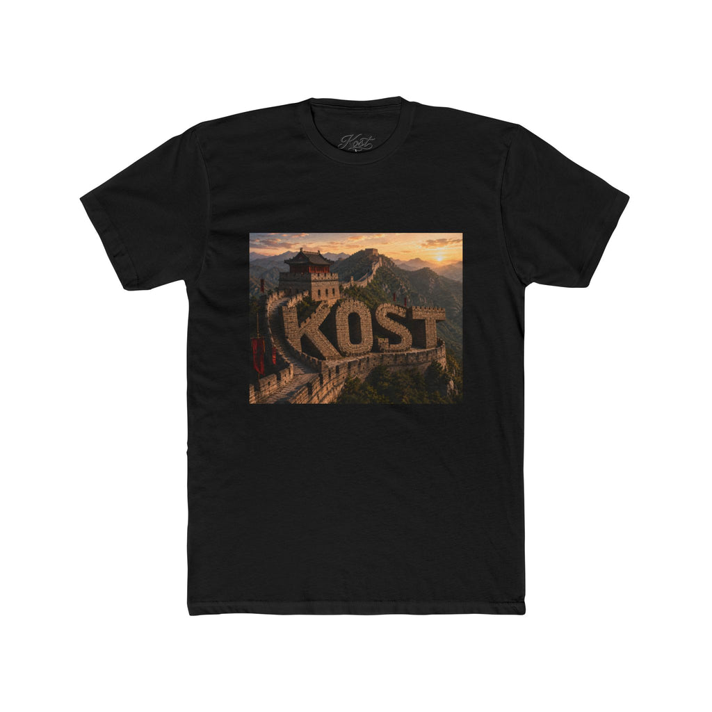 KOST Mountain Scenic Graphic Tee — Vintage Sunset Landscape T-Shirt