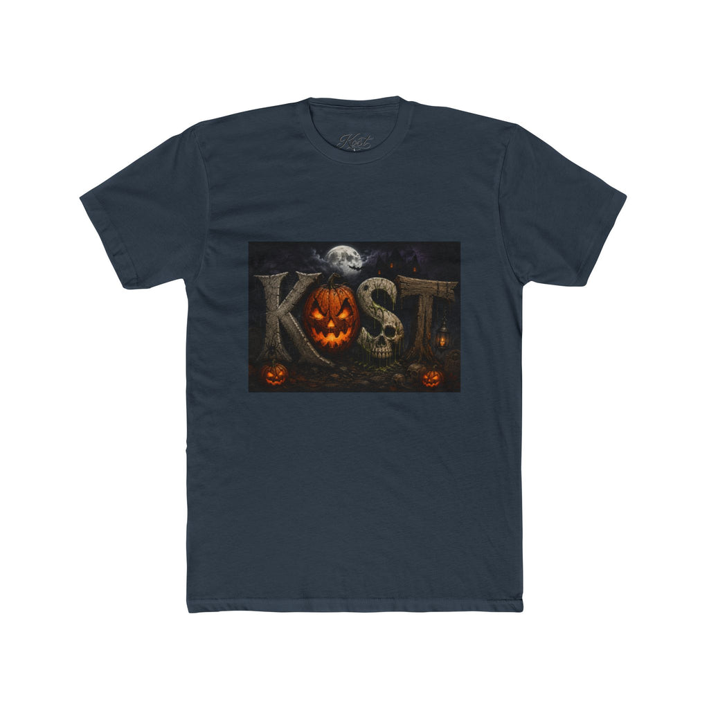 Halloween Pumpkin Skull Tee — KST Jack-O'-Lantern Graphic T-Shirt