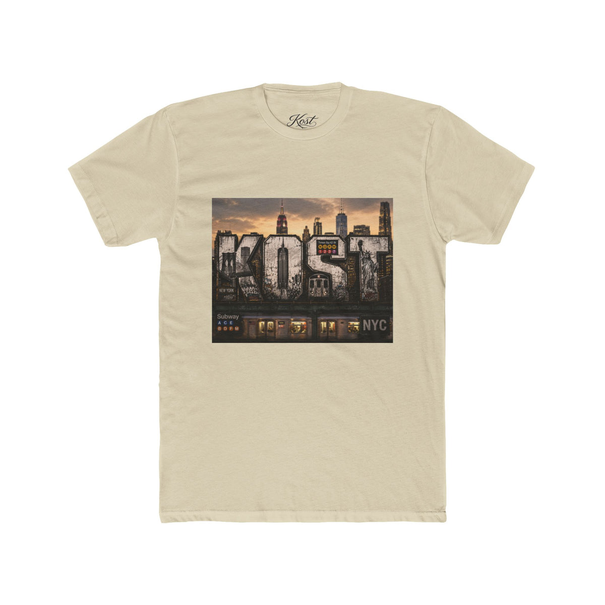 Lost NYC Skyline T‑Shirt — Urban Vintage Cityscape Tee