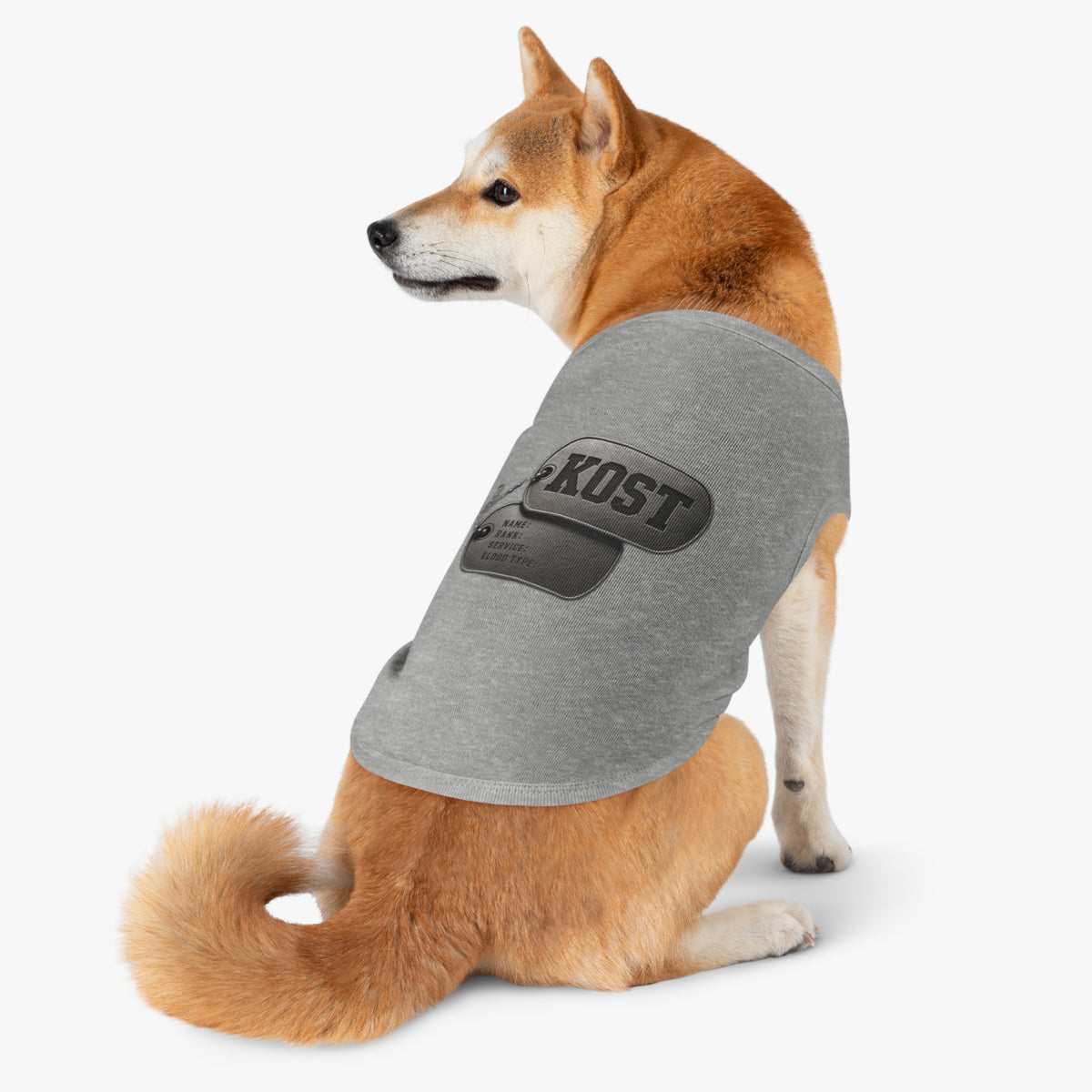 KUST Dog Tag Graphic Pet Tank Top