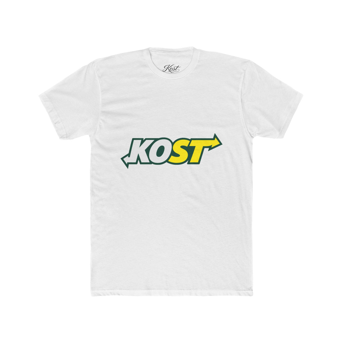 KOST Arrow Logo Tee — Retro Sports-Style Graphic T-Shirt