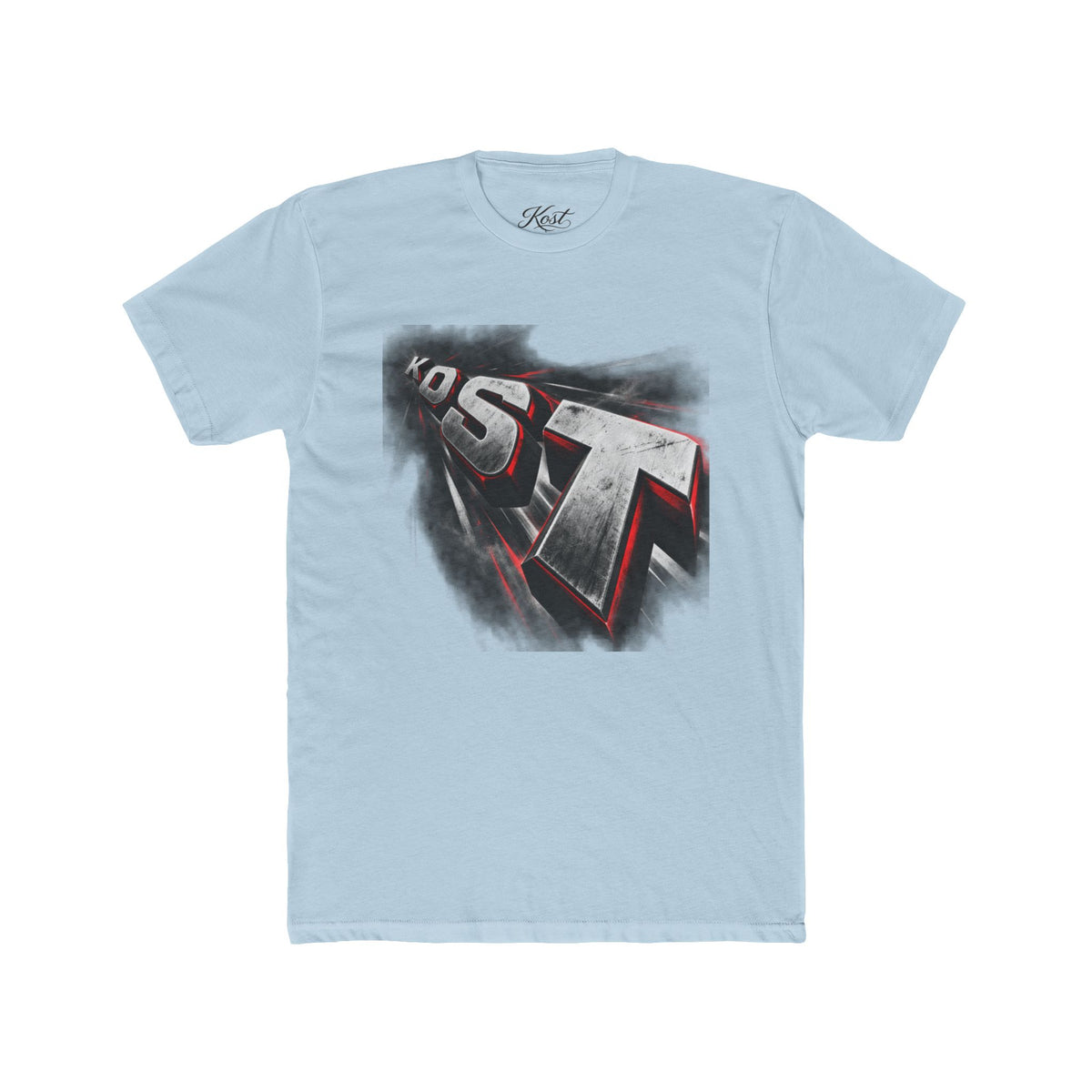 Retro 3D Text Graphic Tee — 'EST' Streetwear Shirt