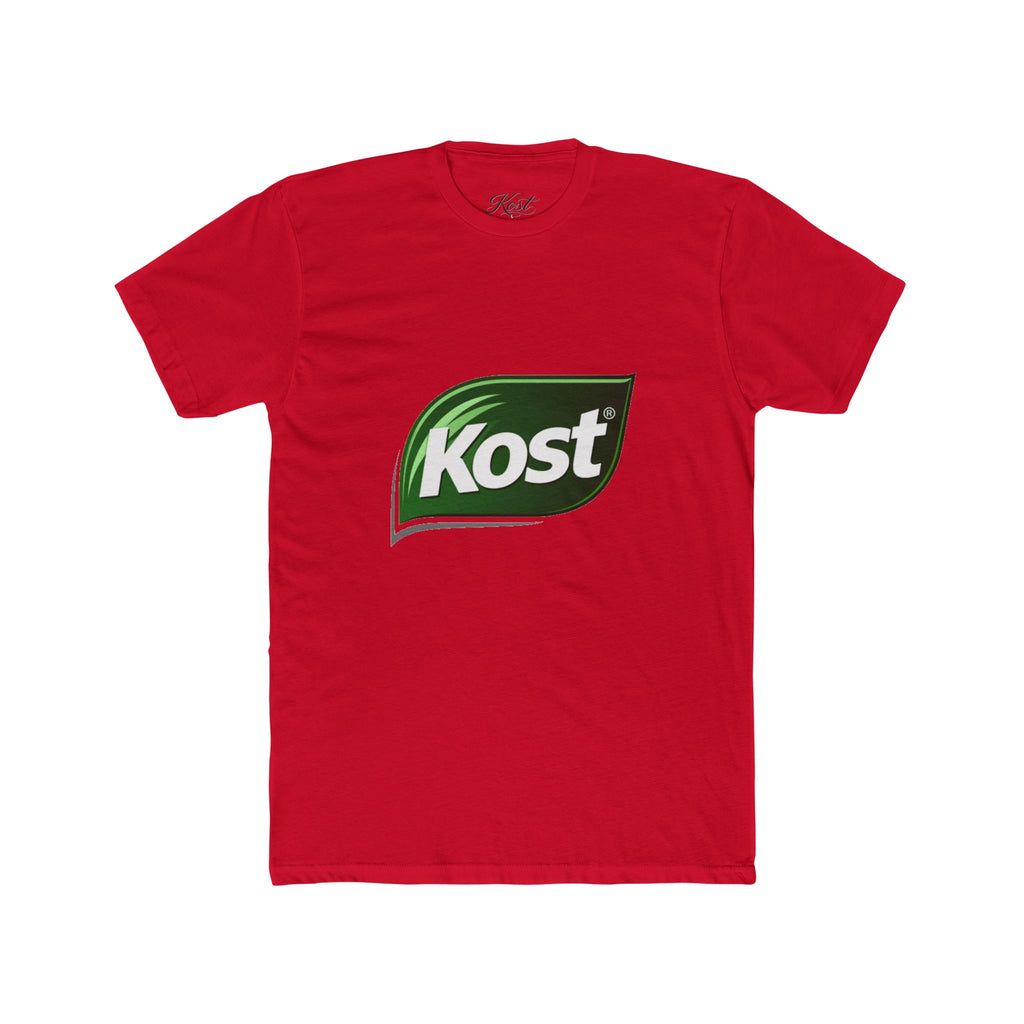 Kost Leaf Logo T-Shirt — Casual Green Logo Tee