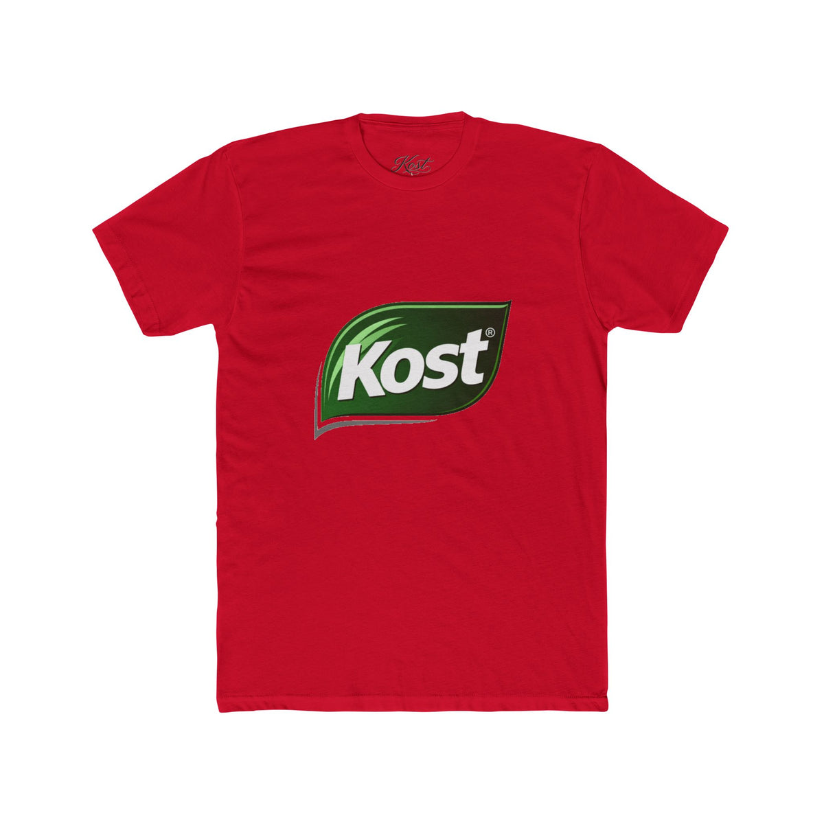 Kost Leaf Logo T-Shirt — Casual Green Logo Tee