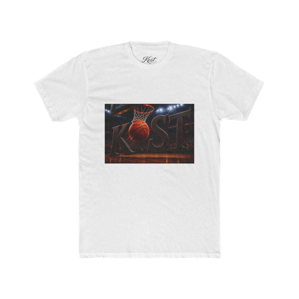 Basketball Hoop Graphic Tee — "Kobe" Dunk Design