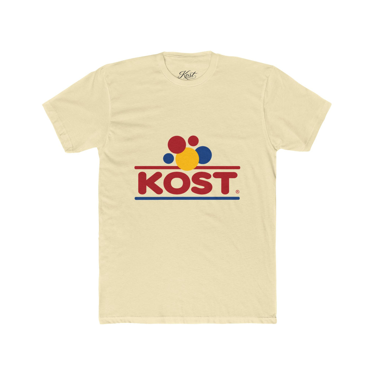 KOST Colorful Logo Cotton Crew T-Shirt