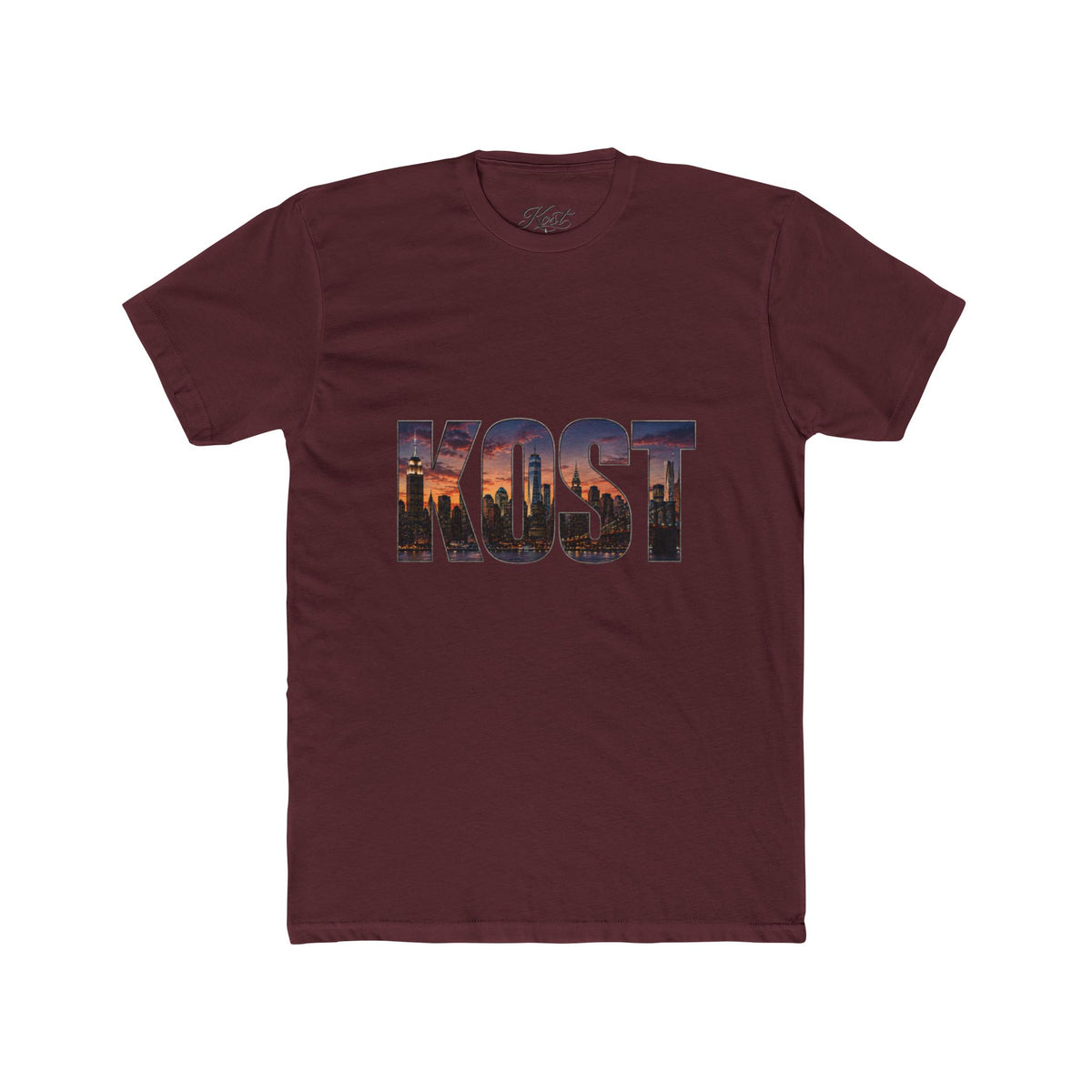 KOST Cityscape Tee — 'KOST' Skyline Graphic Crewneck