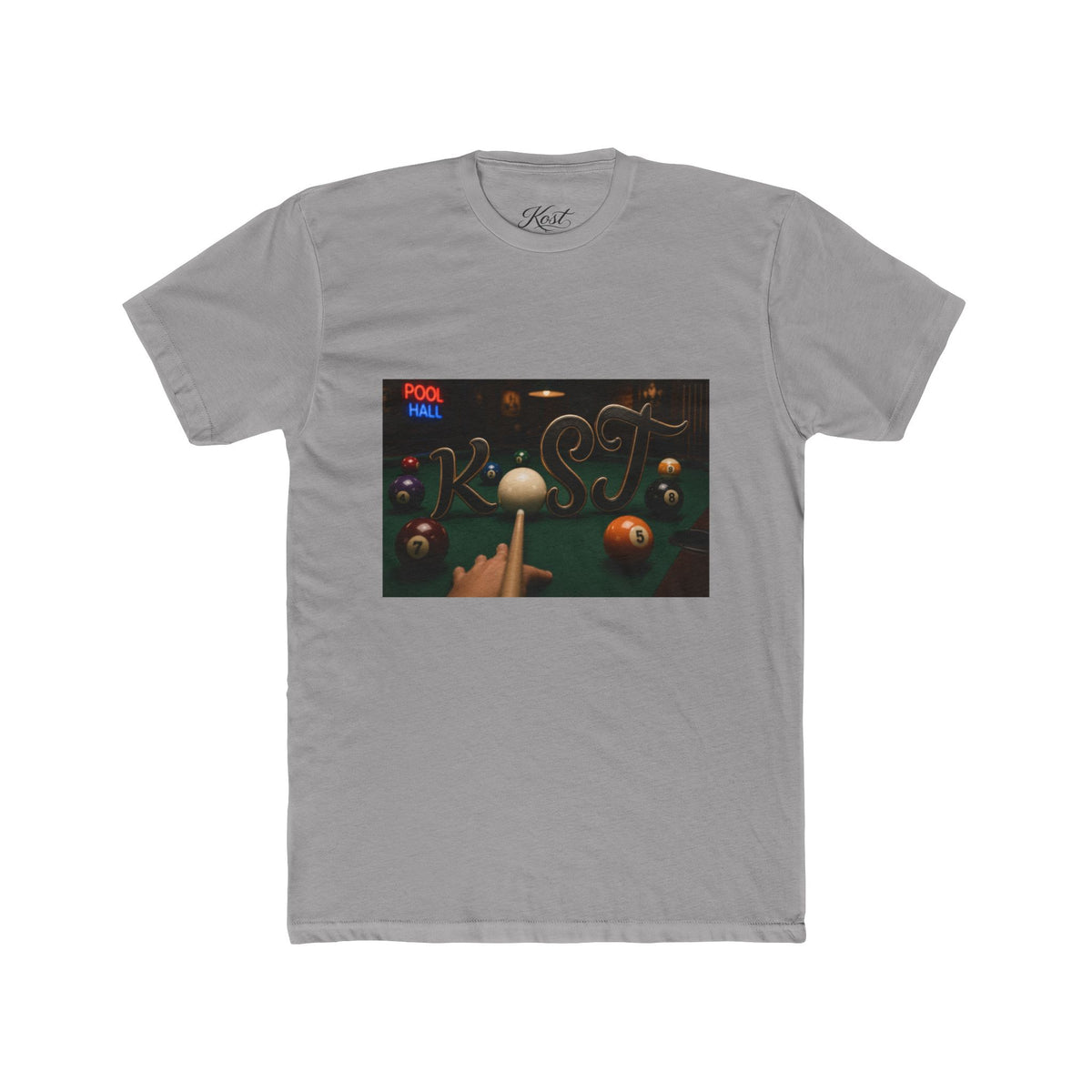 Pool Hall Vibes Tee — Retro Billiards Graphic T-Shirt