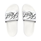 Men’s Removable-Strap Sandals with Custom Script Design