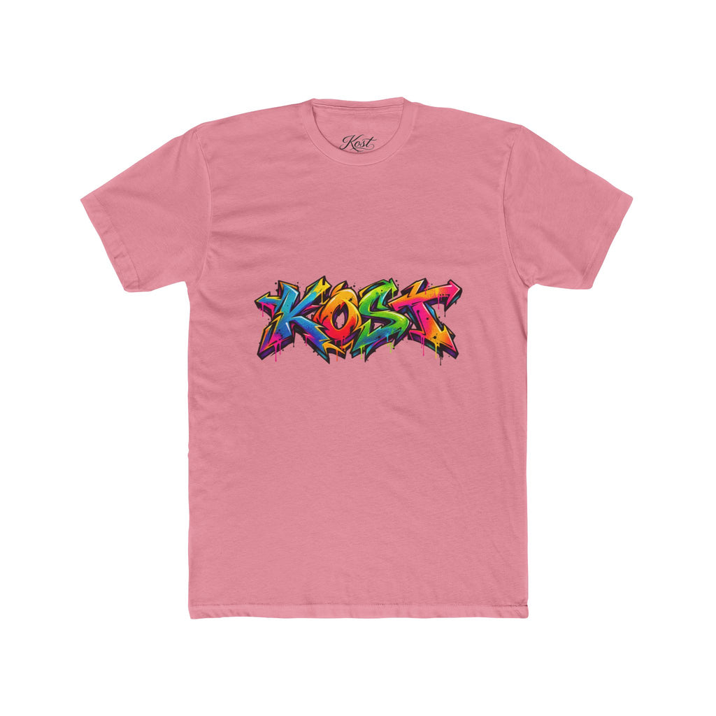 Graffiti 'Kost' Logo Tee — Colorful Streetwear Graphic T-Shirt