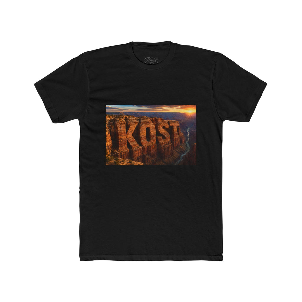 KOST Canyon Landscape Tee — Scenic Sunset Photo Graphic T-Shirt