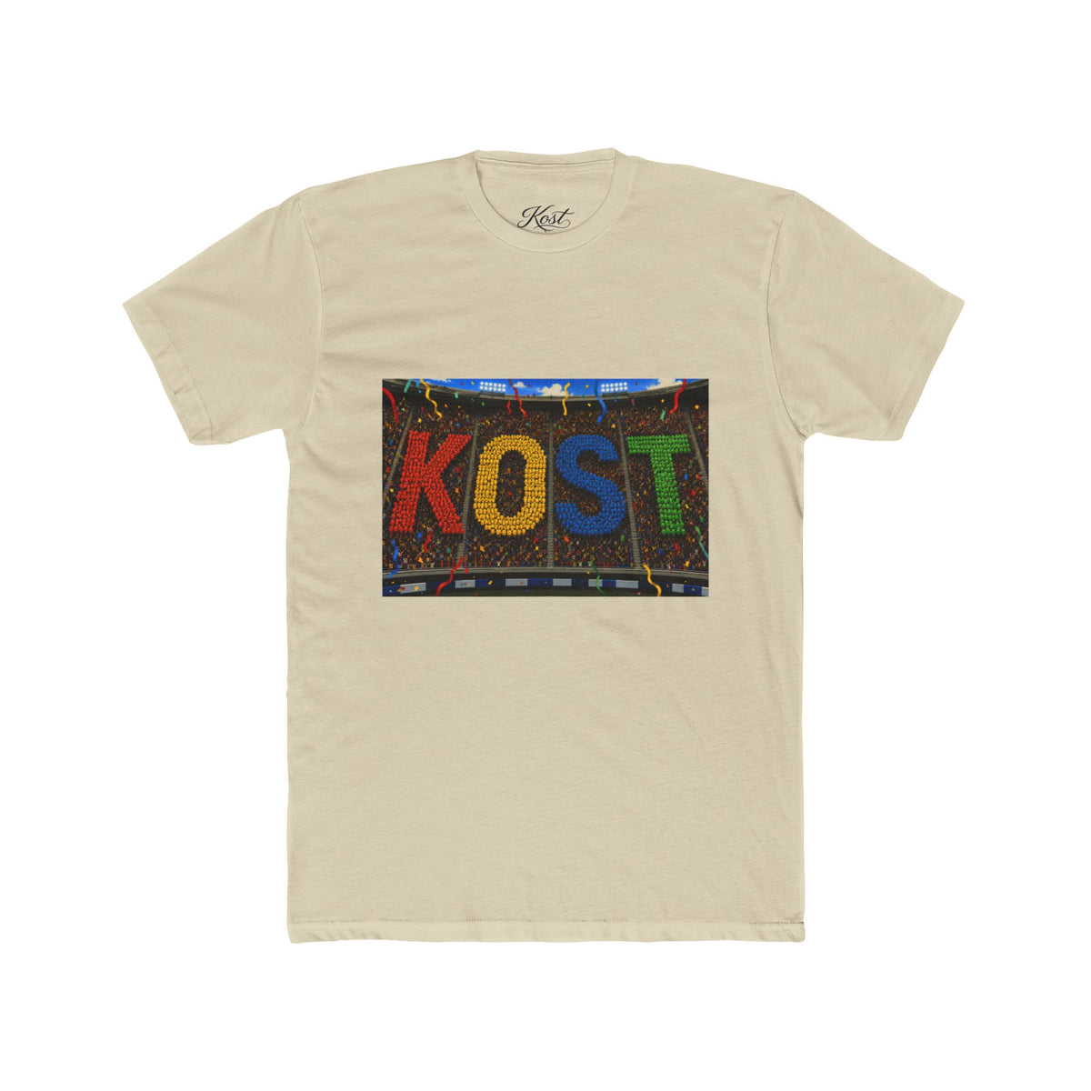 KOST Color Block Stadium Tee — Graphic Crewneck T-Shirt