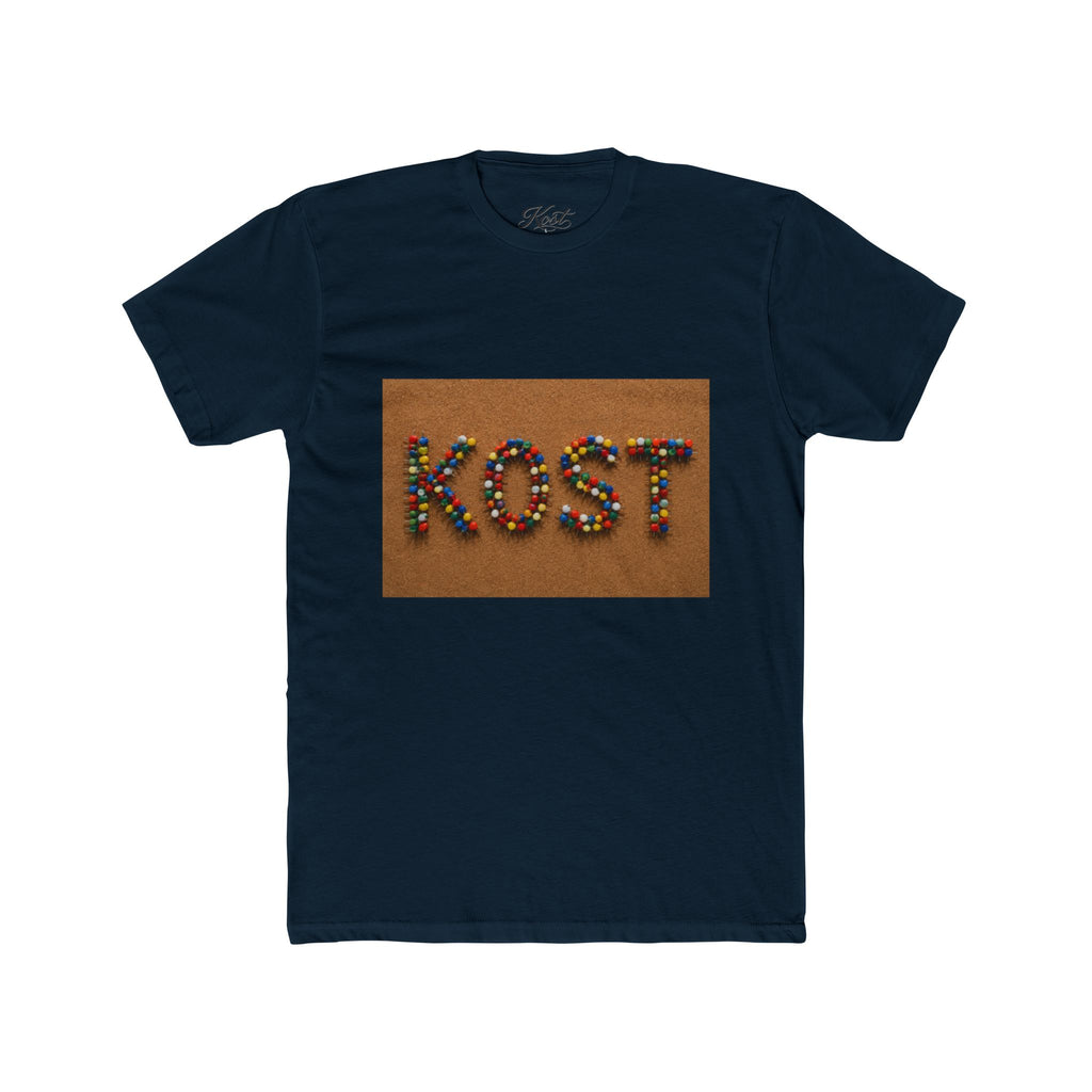KOST Colorful Beaded Letter Graphic T-Shirt