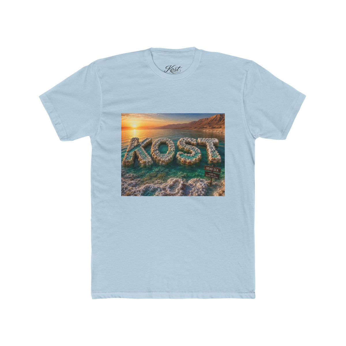 Lost Beach Sunset T‑Shirt — Scenic Ocean Typography Tee