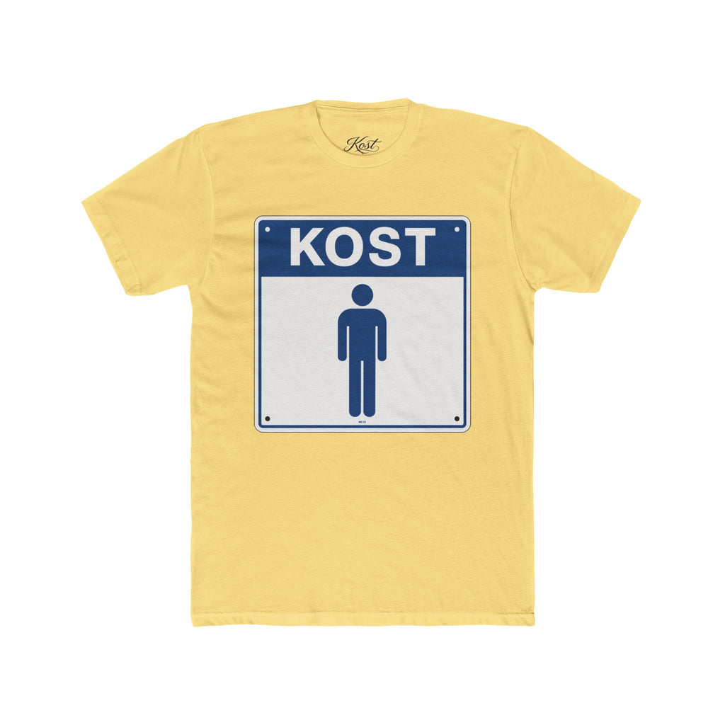 KOST Street Sign T‑Shirt — Retro Blue Icon Tee