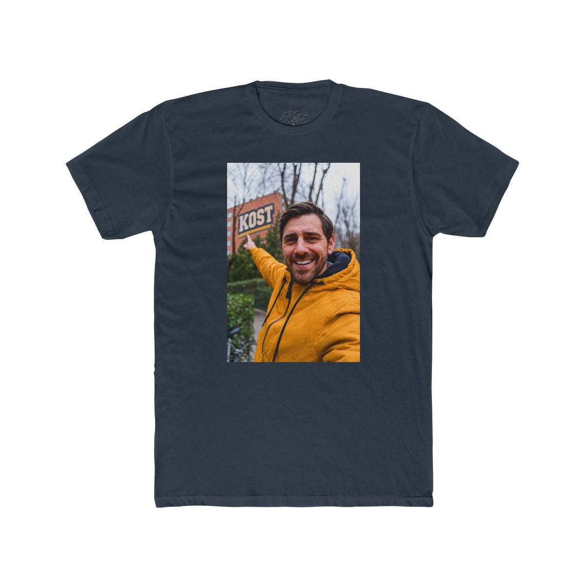 Personalized Photo Cotton Crew T-Shirt