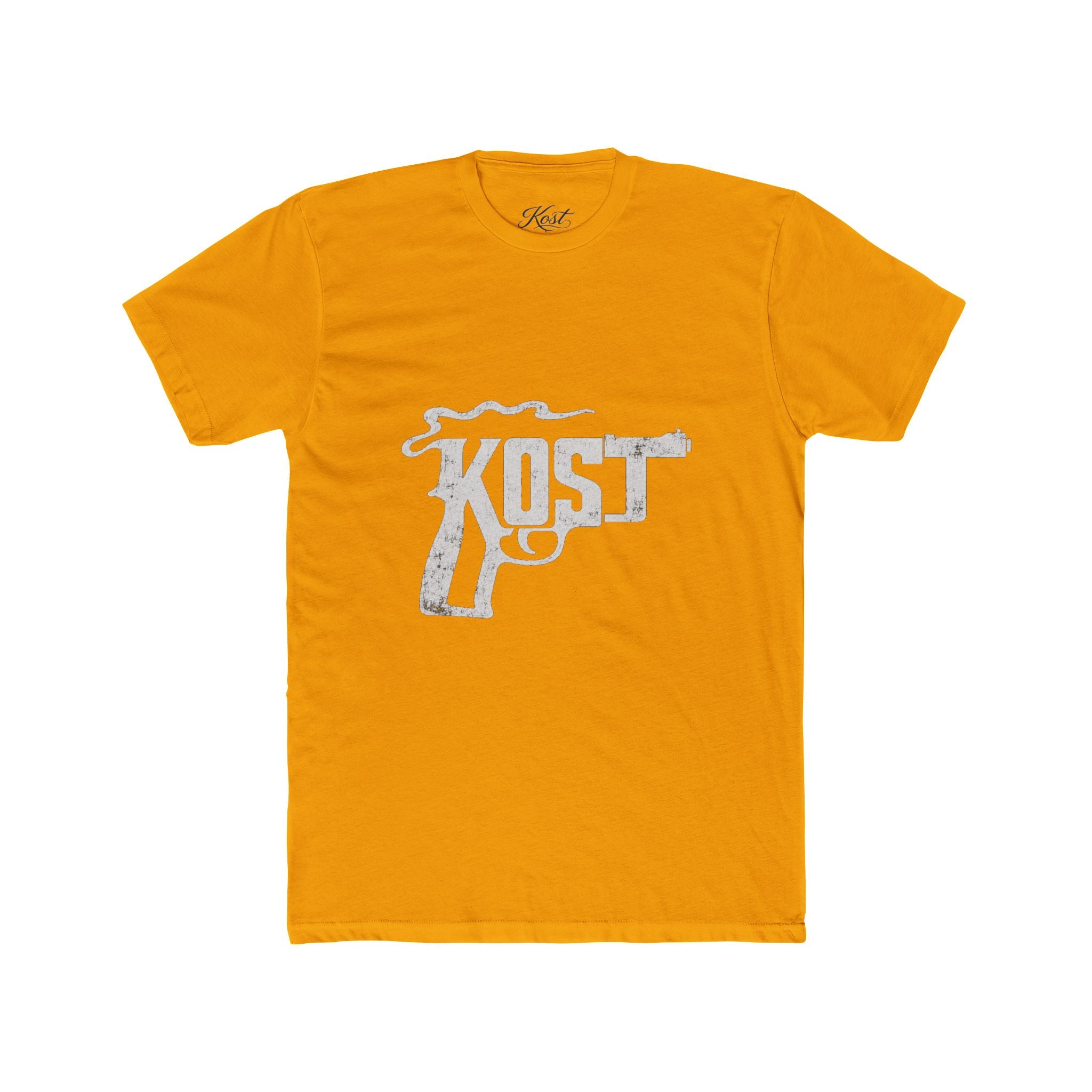 Kost Revolver Graphic Tee — Vintage Gun Logo T-Shirt