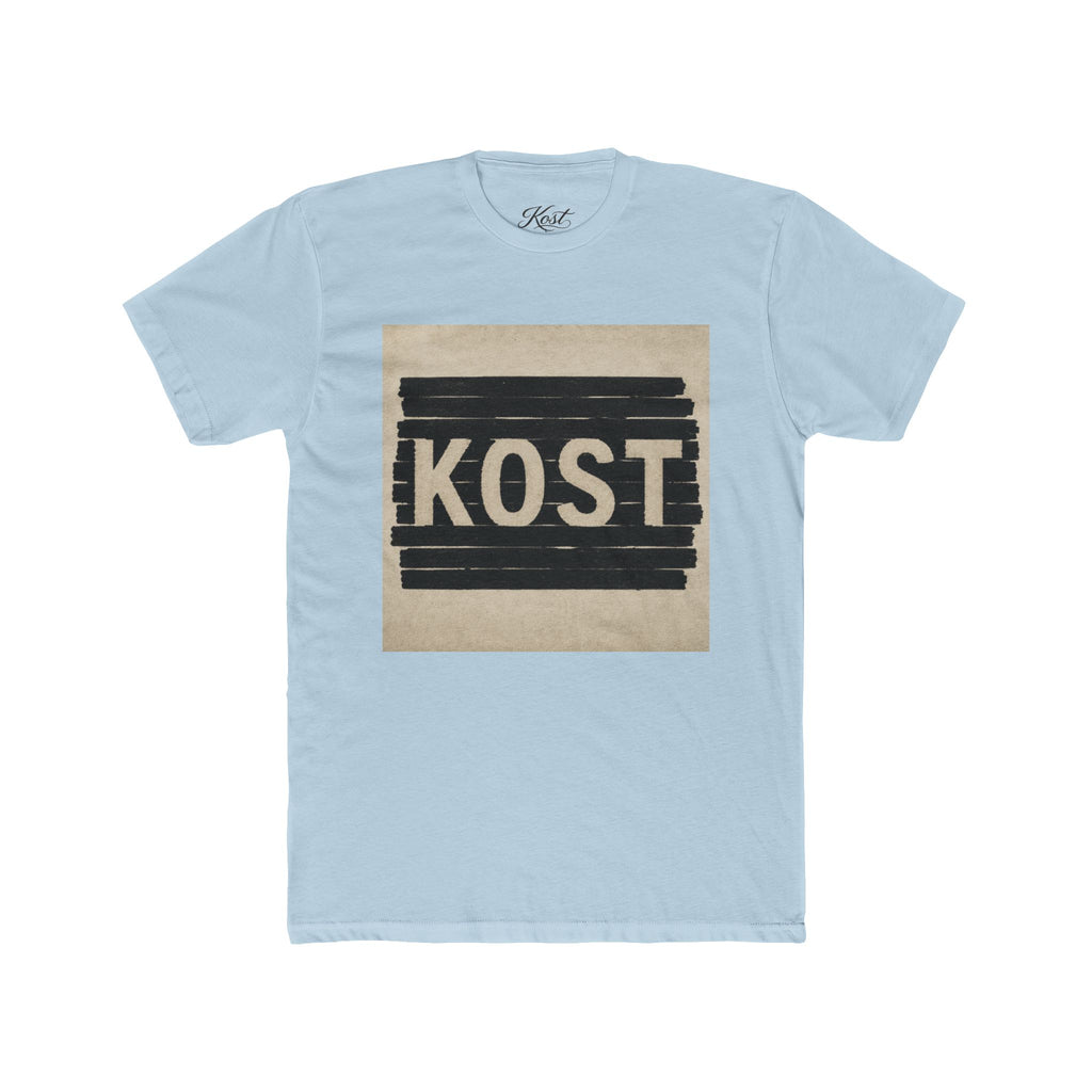 KOST Graphic Tee – Vintage Block Logo Cotton T‑Shirt