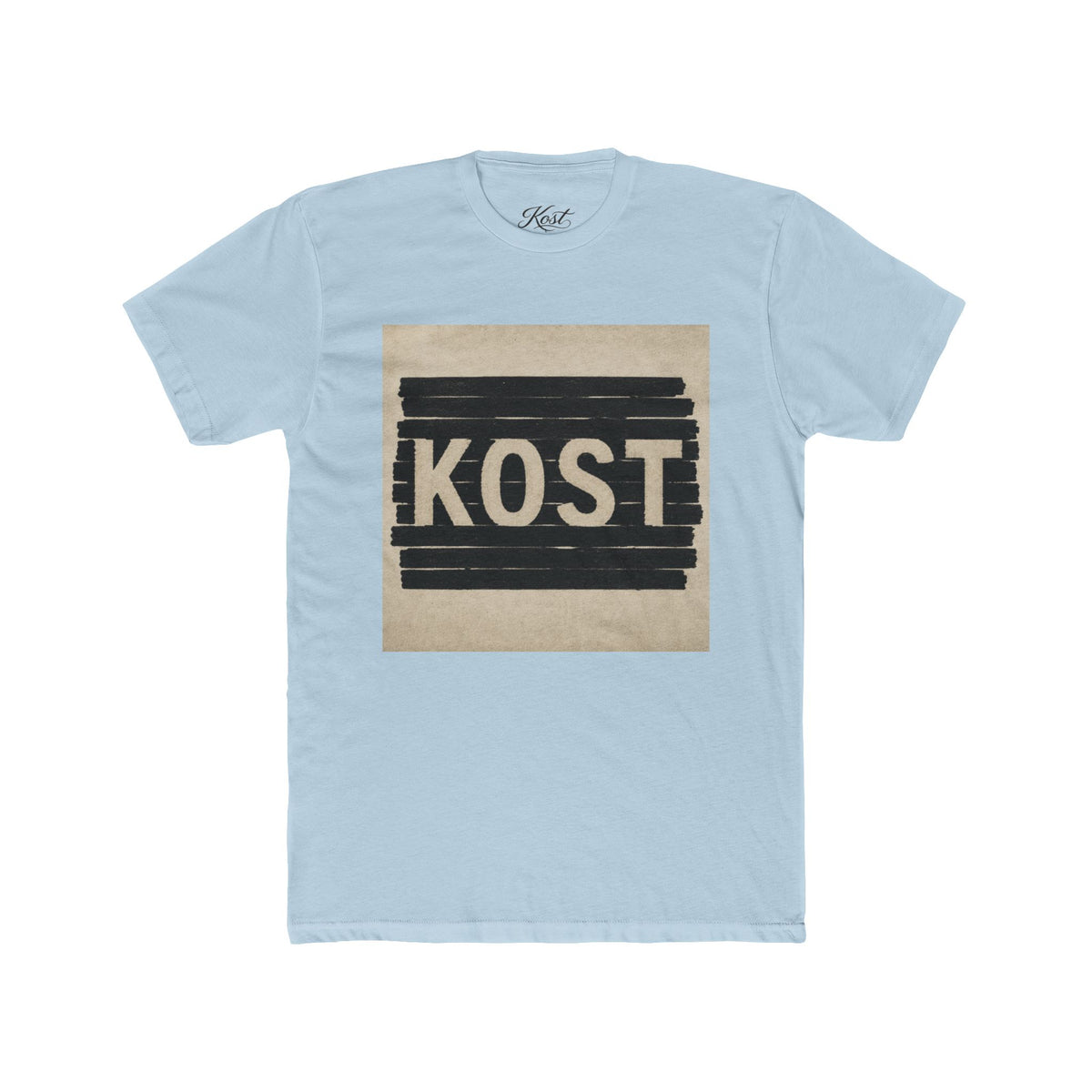 KOST Graphic Tee – Vintage Block Logo Cotton T‑Shirt
