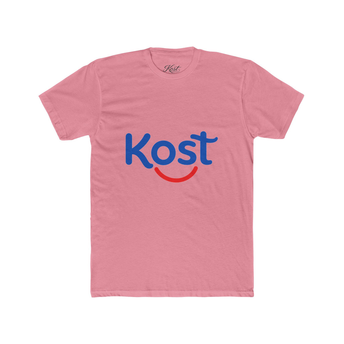 Kost Smile Logo Tee — Minimal Graphic Cotton Crew T-Shirt