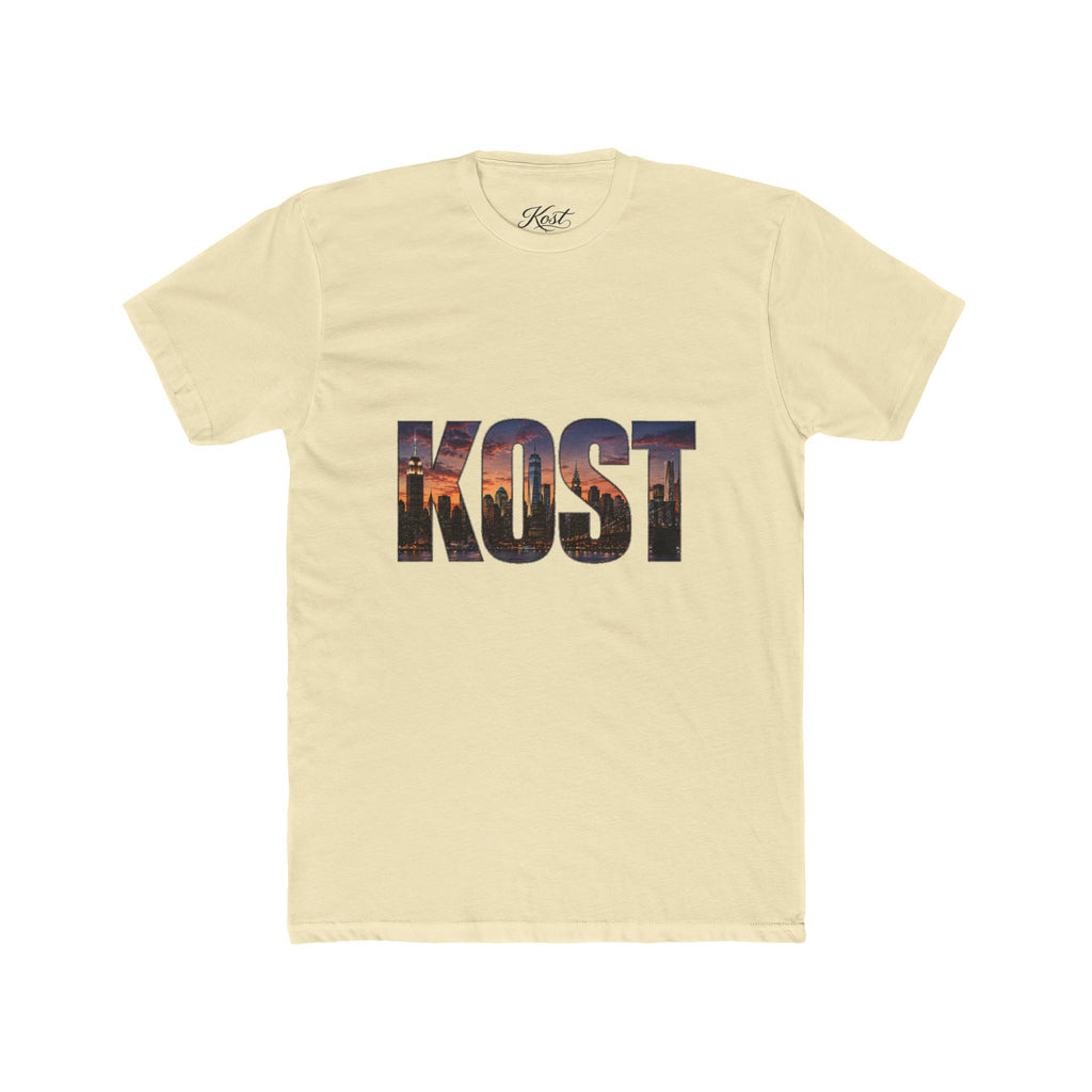 KOST Cityscape Tee — 'KOST' Skyline Graphic Crewneck