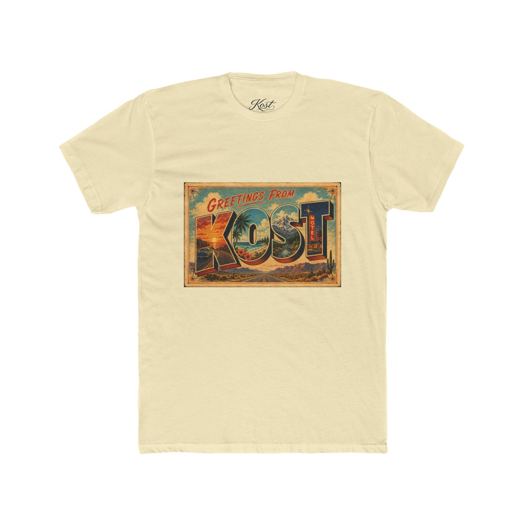 Greetings From KOST Vintage Postcard T-Shirt