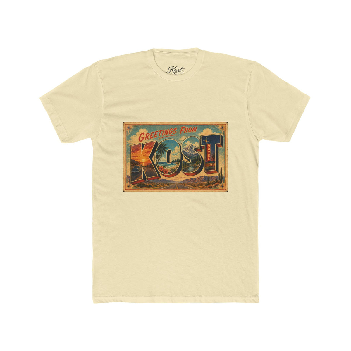 Greetings From KOST Vintage Postcard T-Shirt