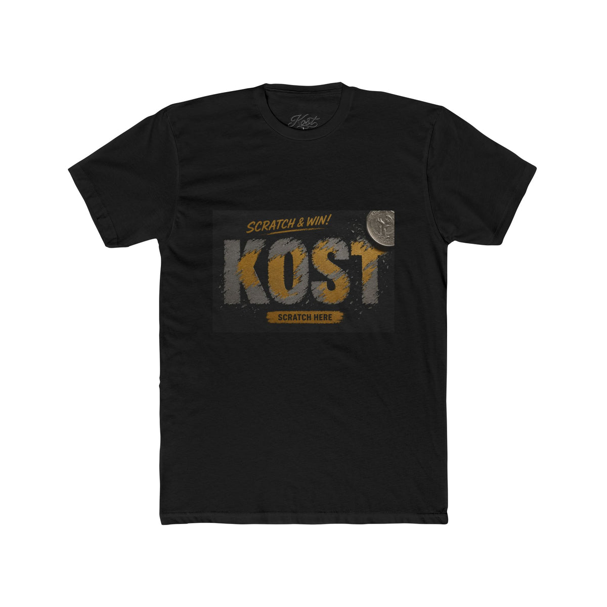 Kost Scratch & Win Graphic Tee — Retro Lottery Ticket Design